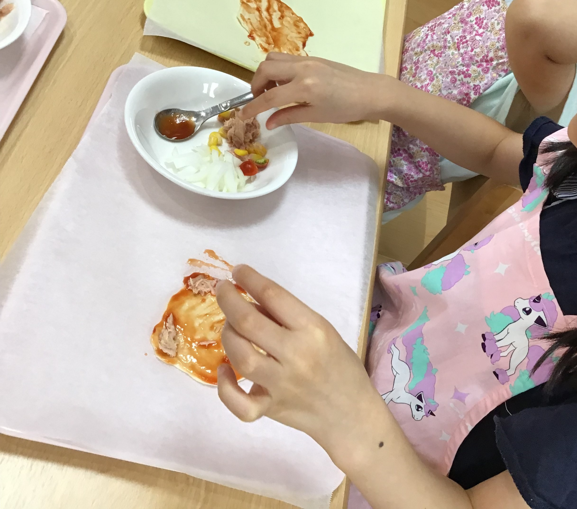 ⁂【食育】ピザ作りをしよう！