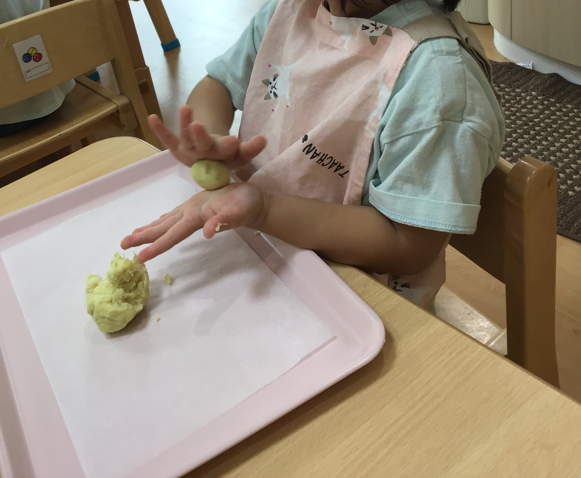 ⁂【食育】さつまいも団子をつくってみよう！