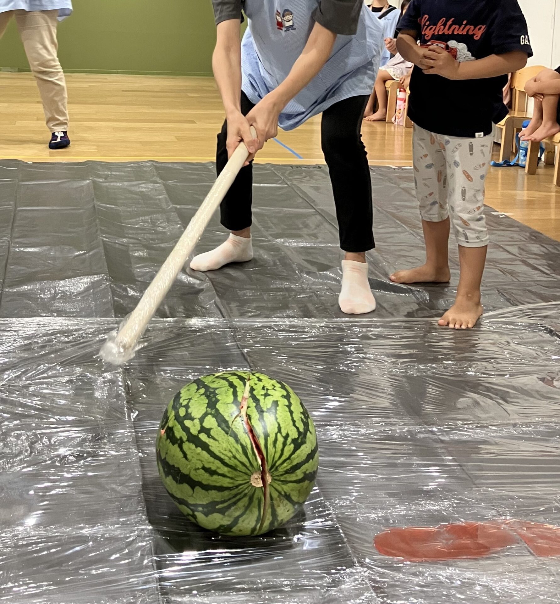 すいか博士登場！幼児クラス『すいかわり🍉』