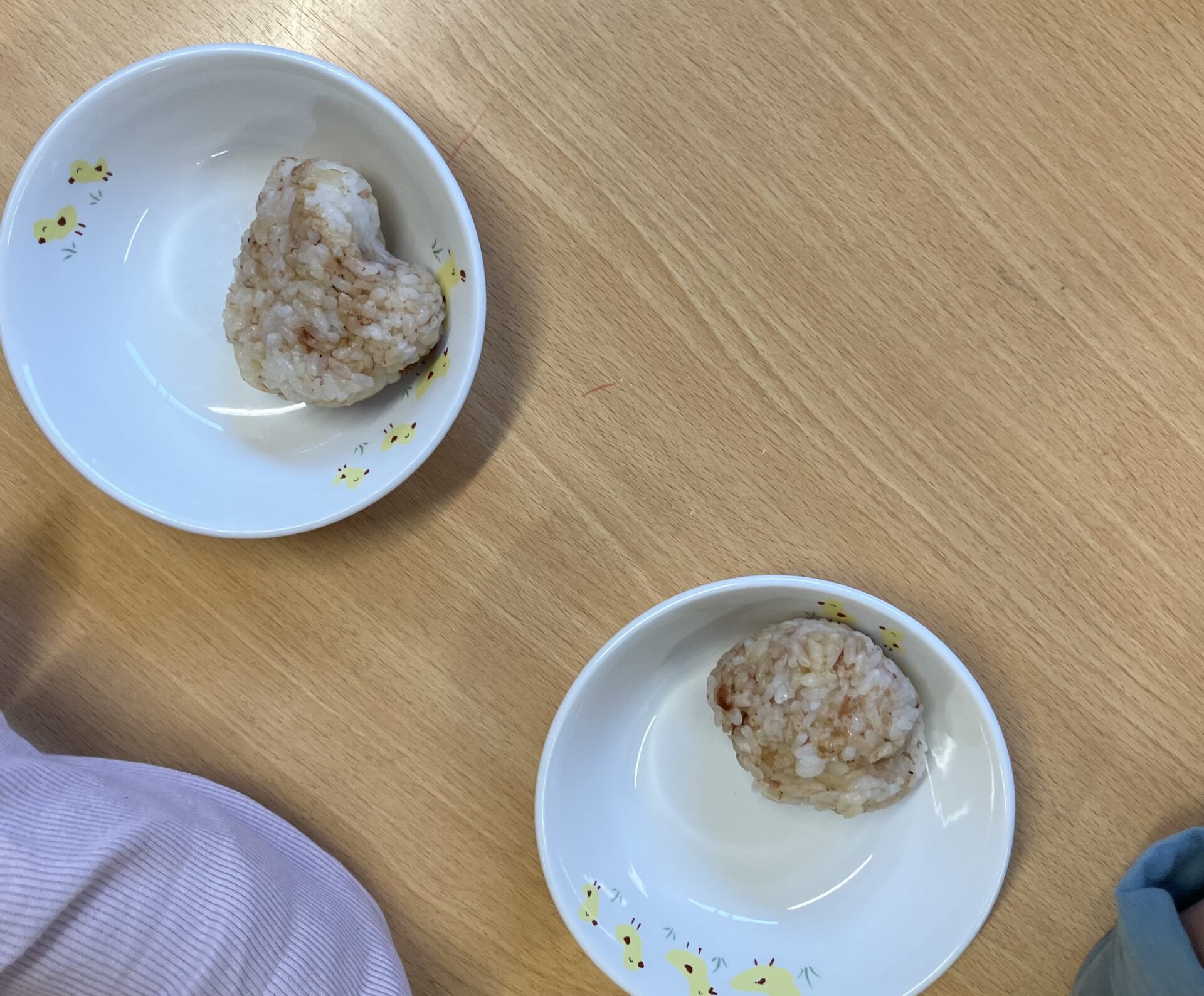 ⁂４月の食育活動（ぱんだ組、きりん組、らいおん組）