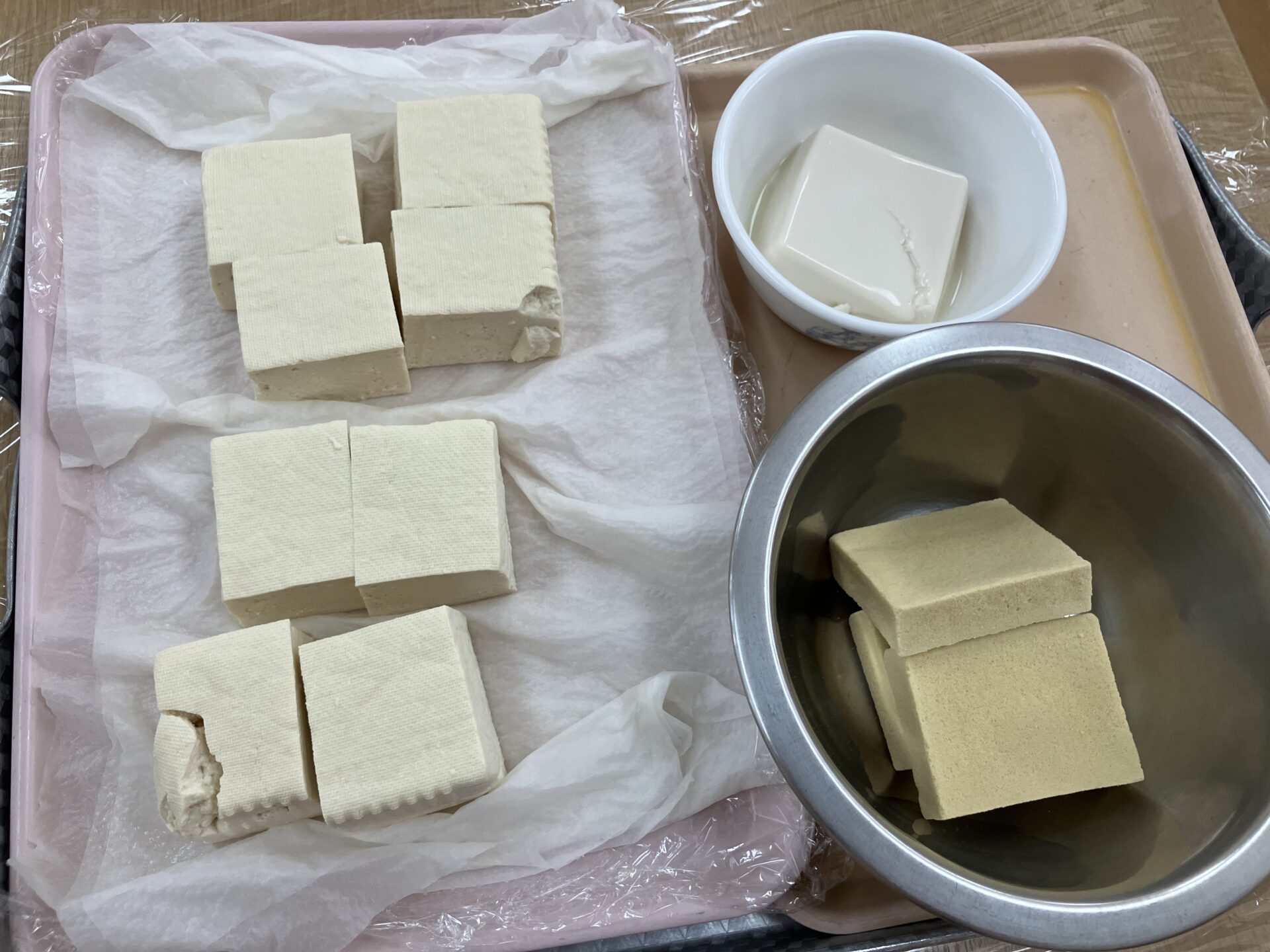 ⁂お豆腐の種類について知ろう！１歳児食育