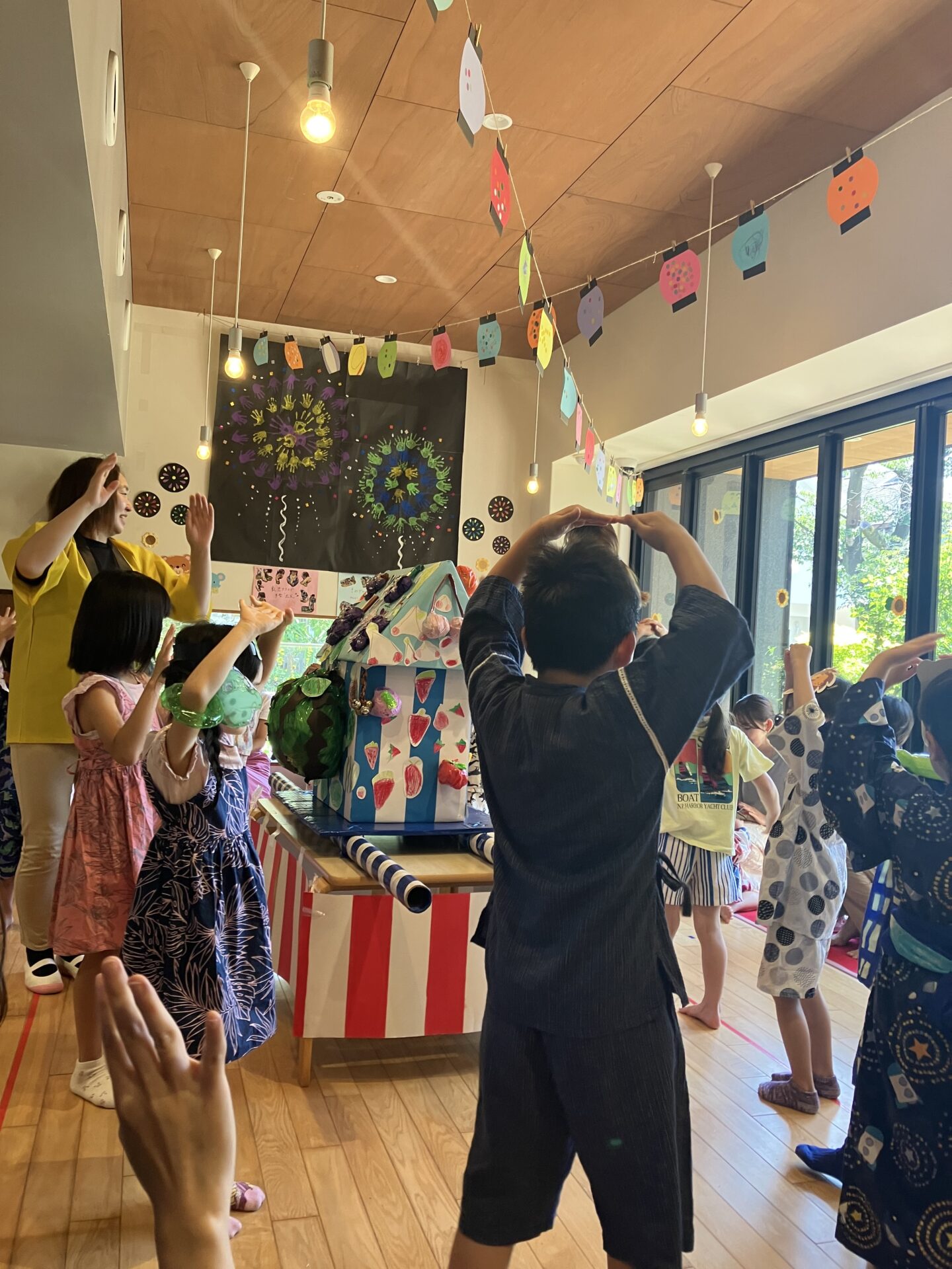 柿の木坂の夏祭り