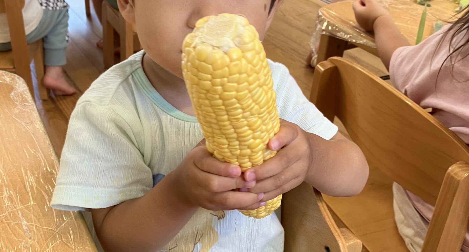 ⁂7月の食育活動（こあら組、うさぎ組）