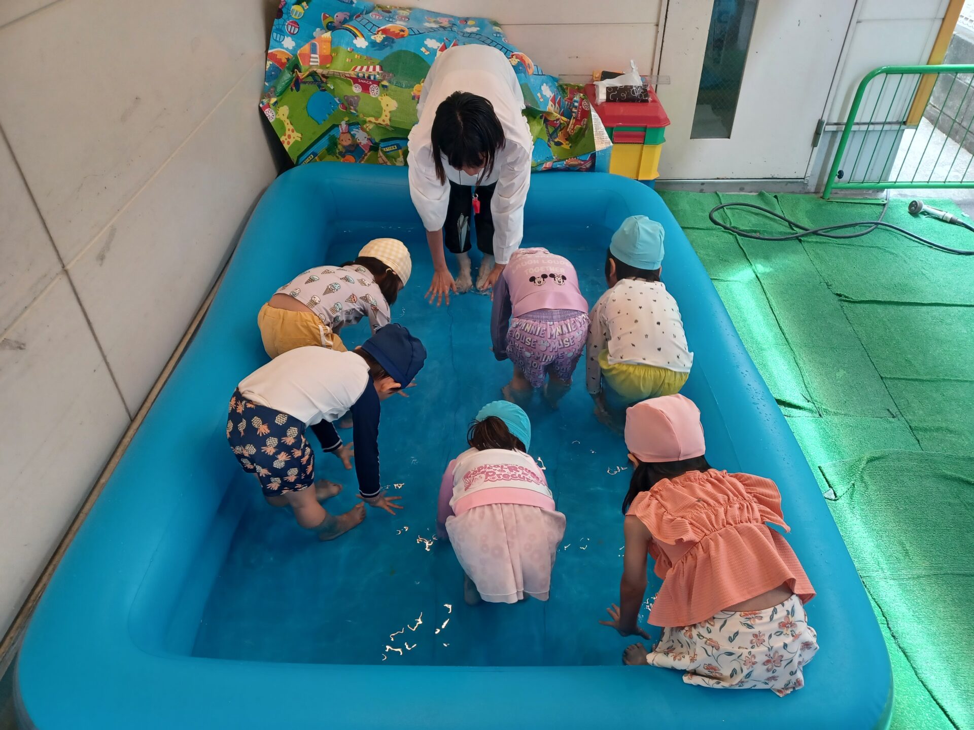 マミーの水遊び♪