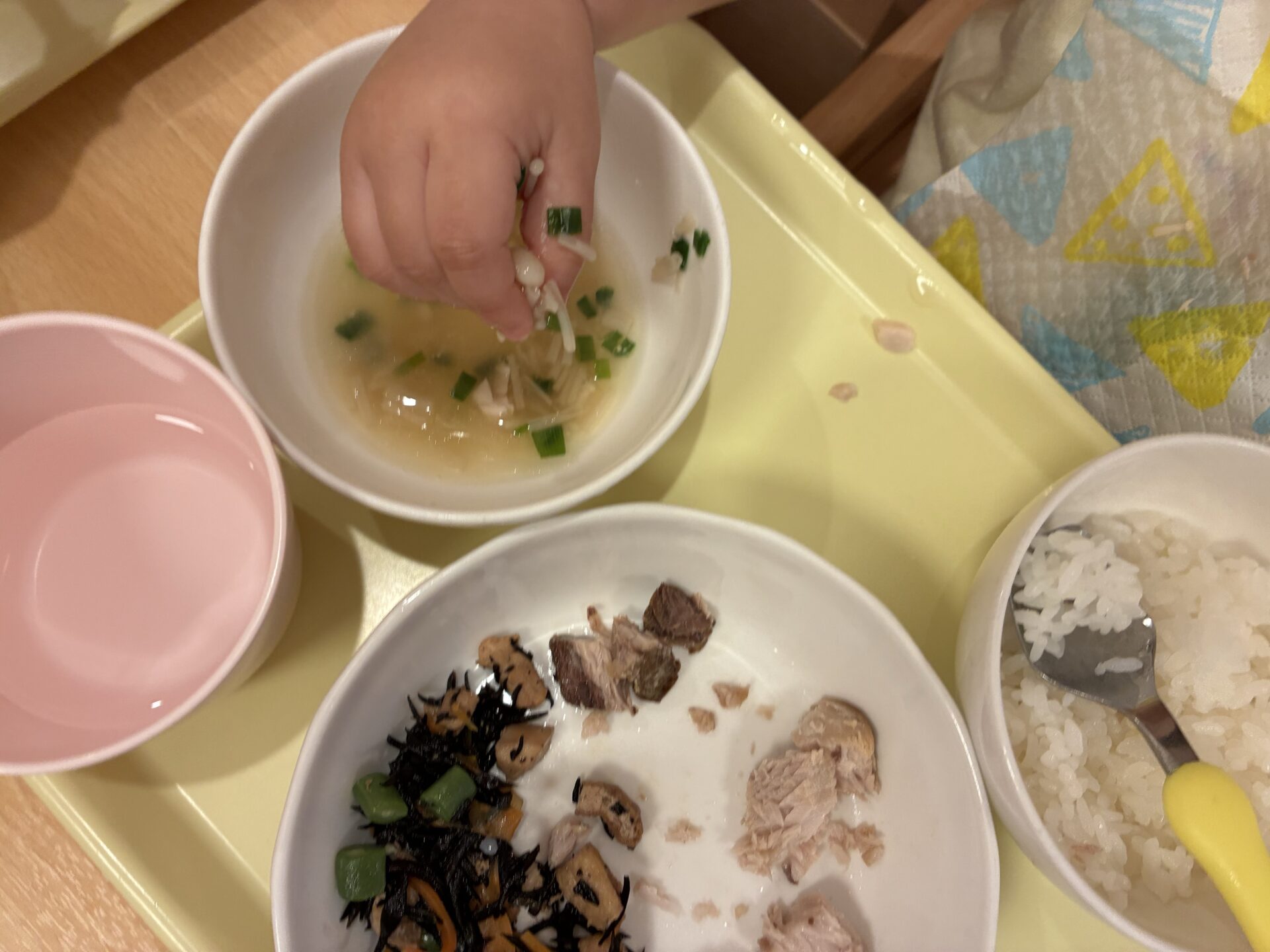 🍚　はじめての給食　🍚