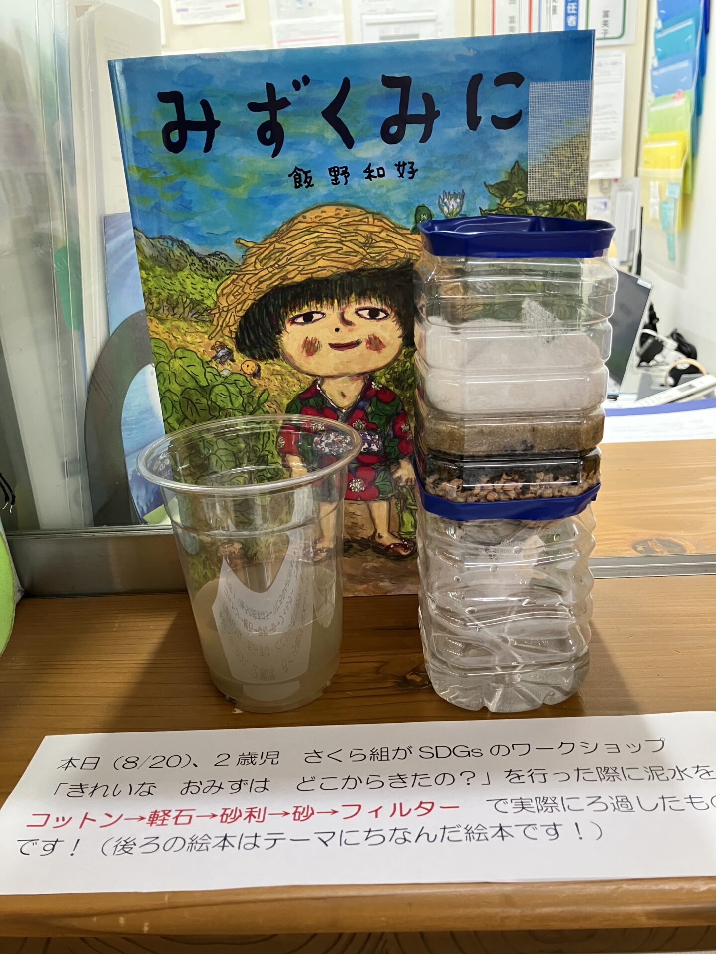 『きれいなおみずはどこからくるの？』　SDGsを学びました！