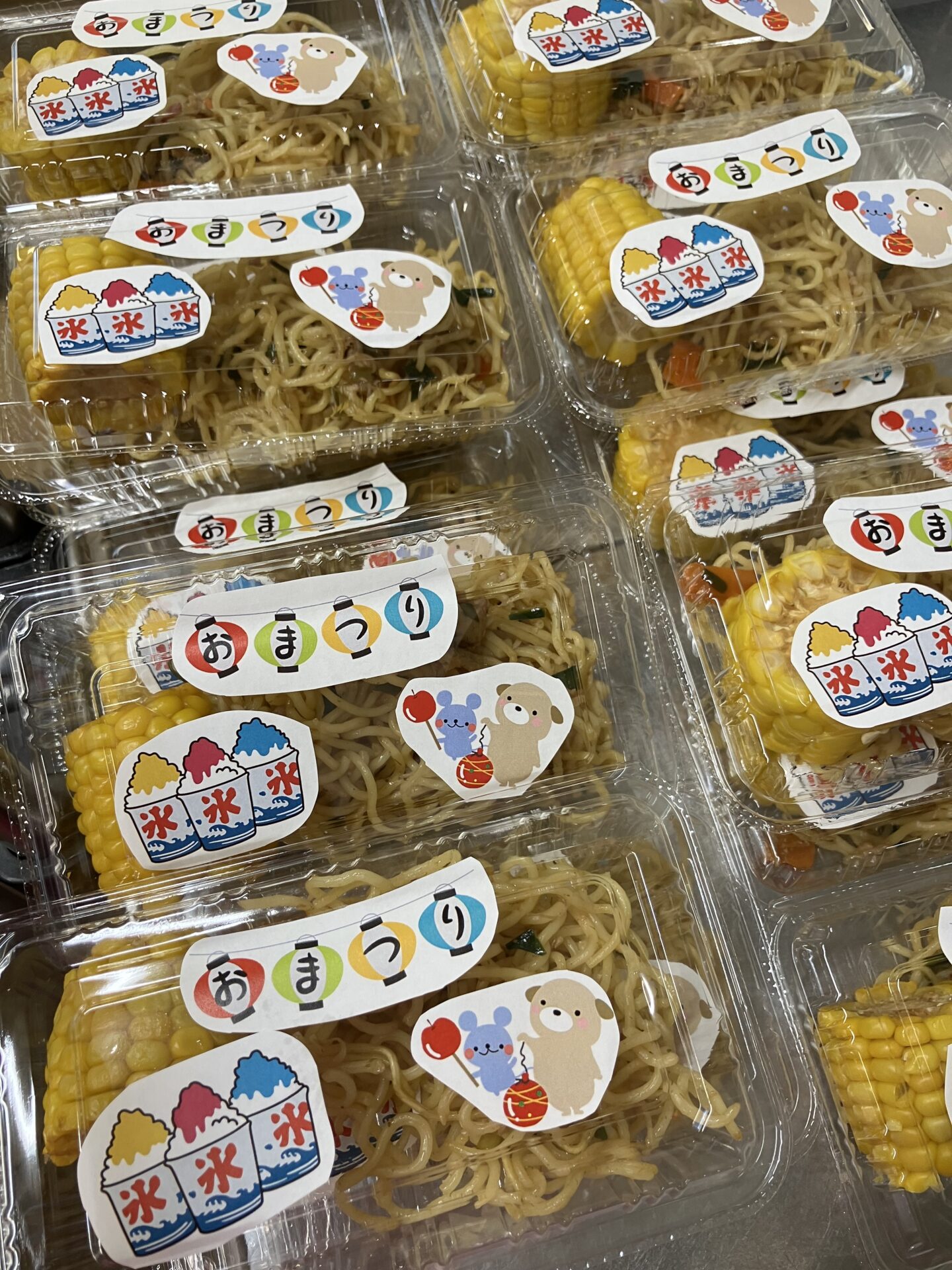 ⁂夏祭りスペシャルおやつを提供しました！