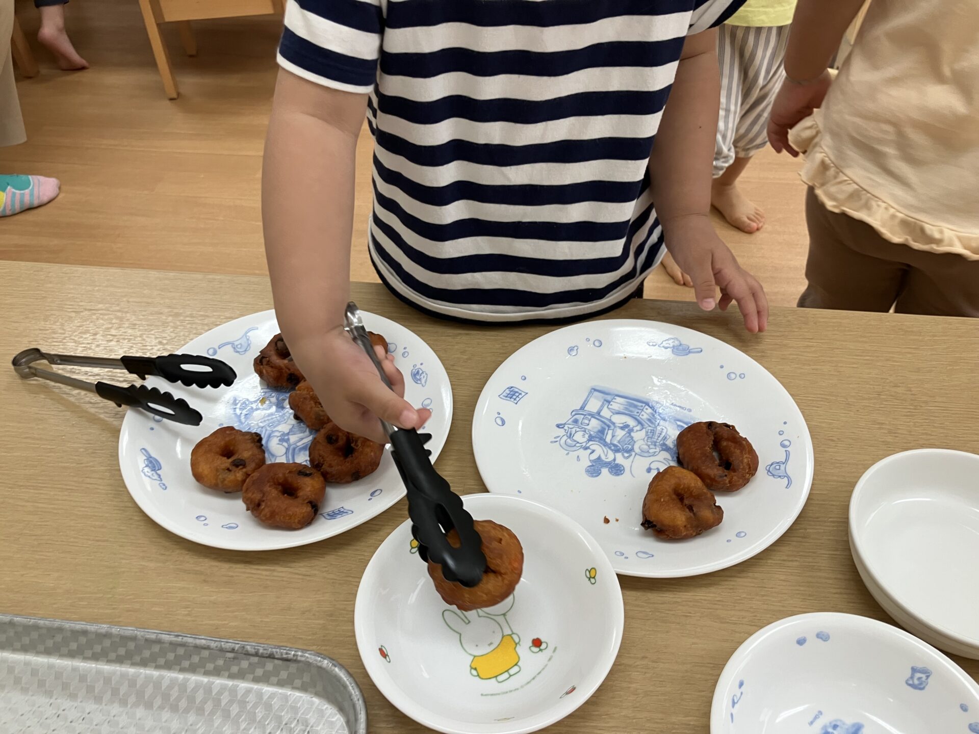 ⁂2歳児食育　ドーナツやさん🍩