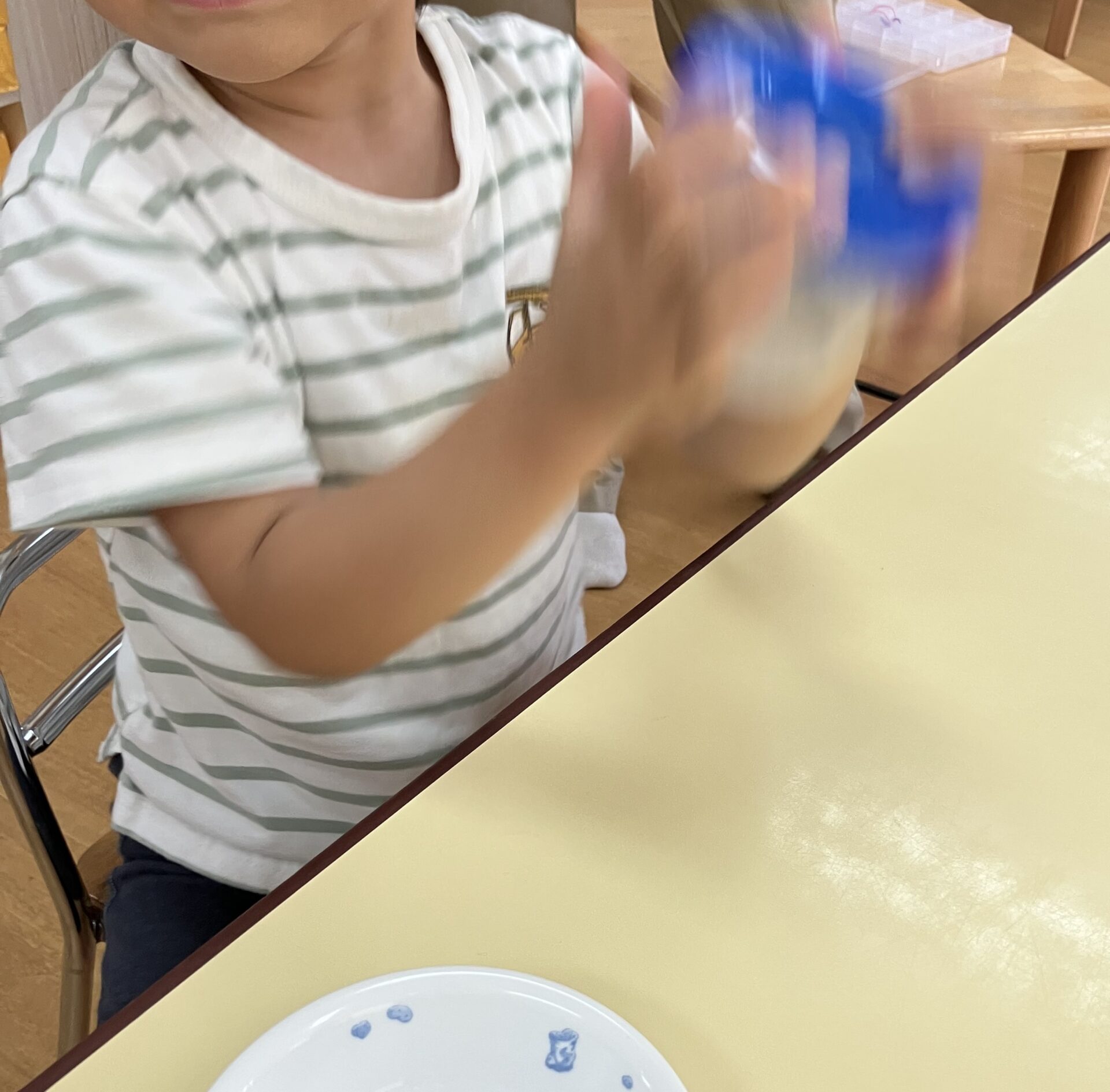 ⁂３歳児食育　おにぎり作り🍙