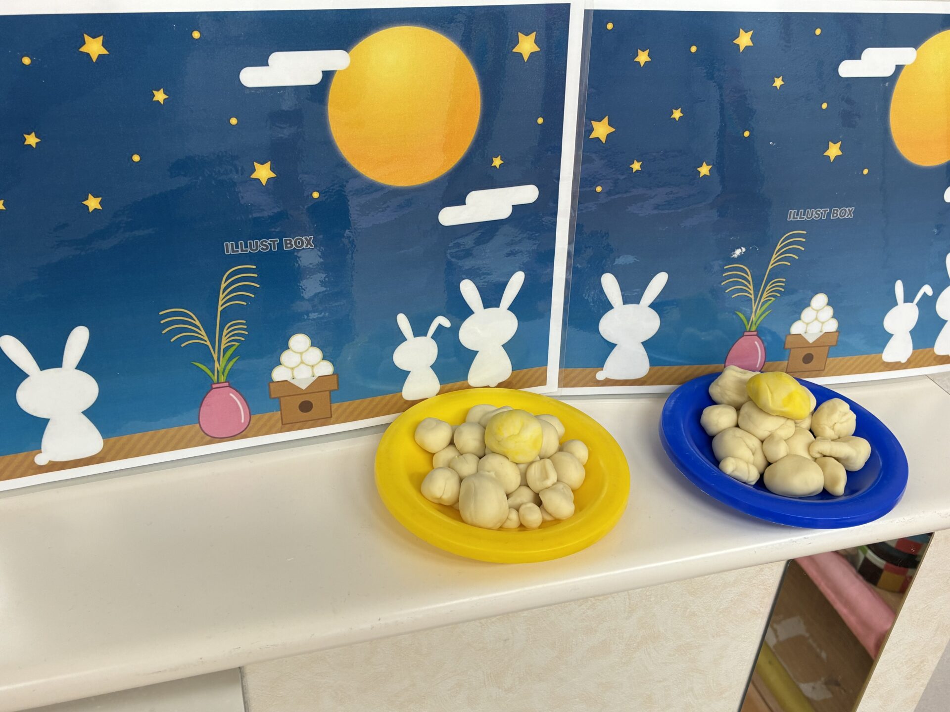 お月見団子を作りました