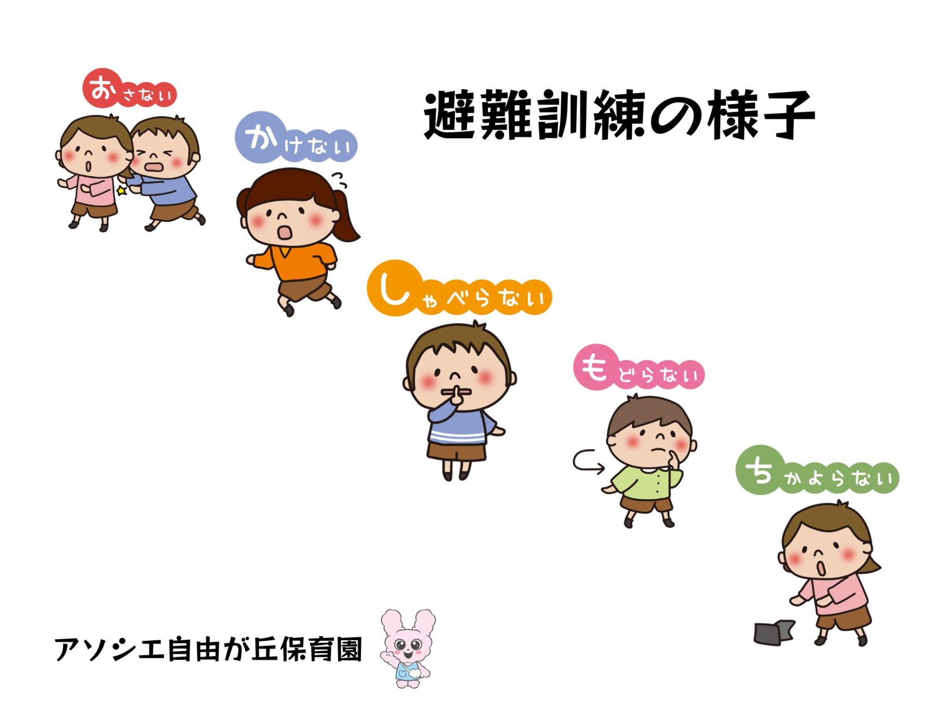 避難訓練の様子