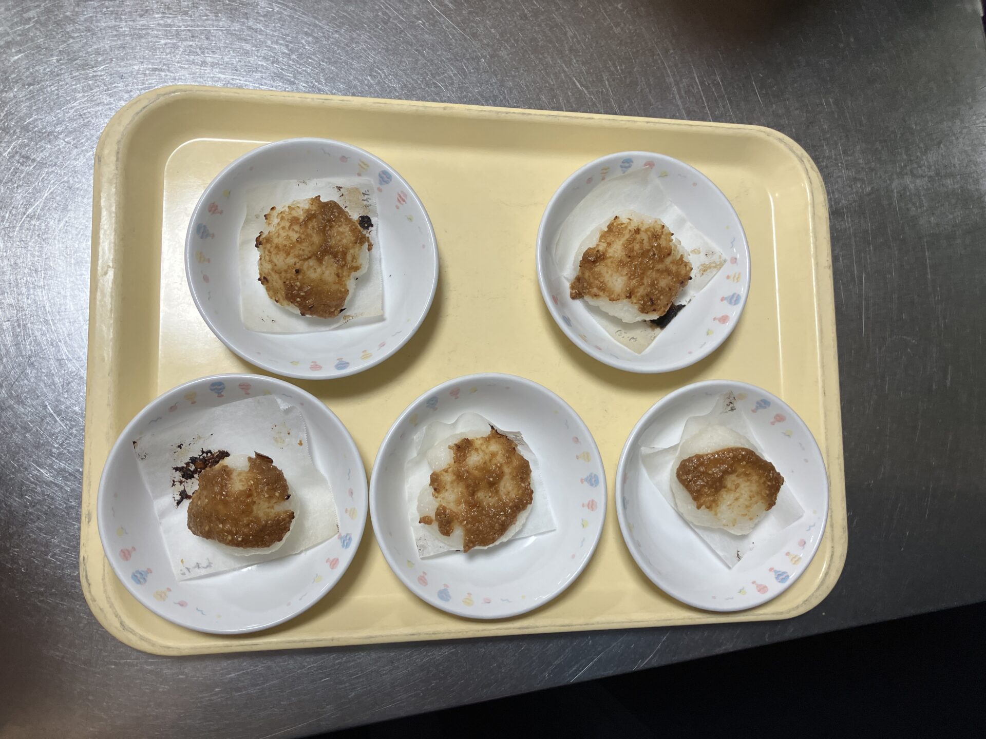 ⁂4歳児食育活動　五平もち