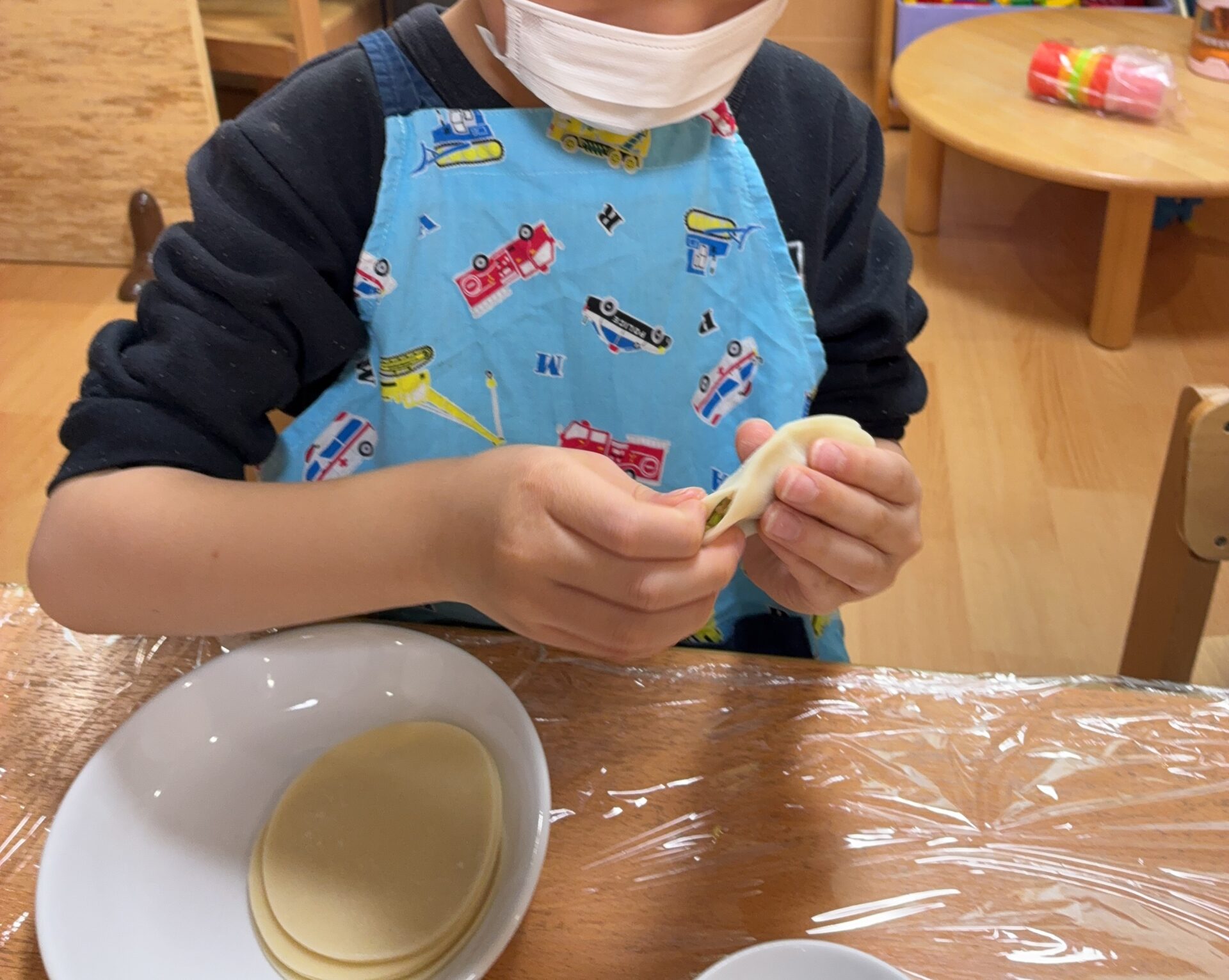 ⁂2月食育活動～餃子を作ろう
