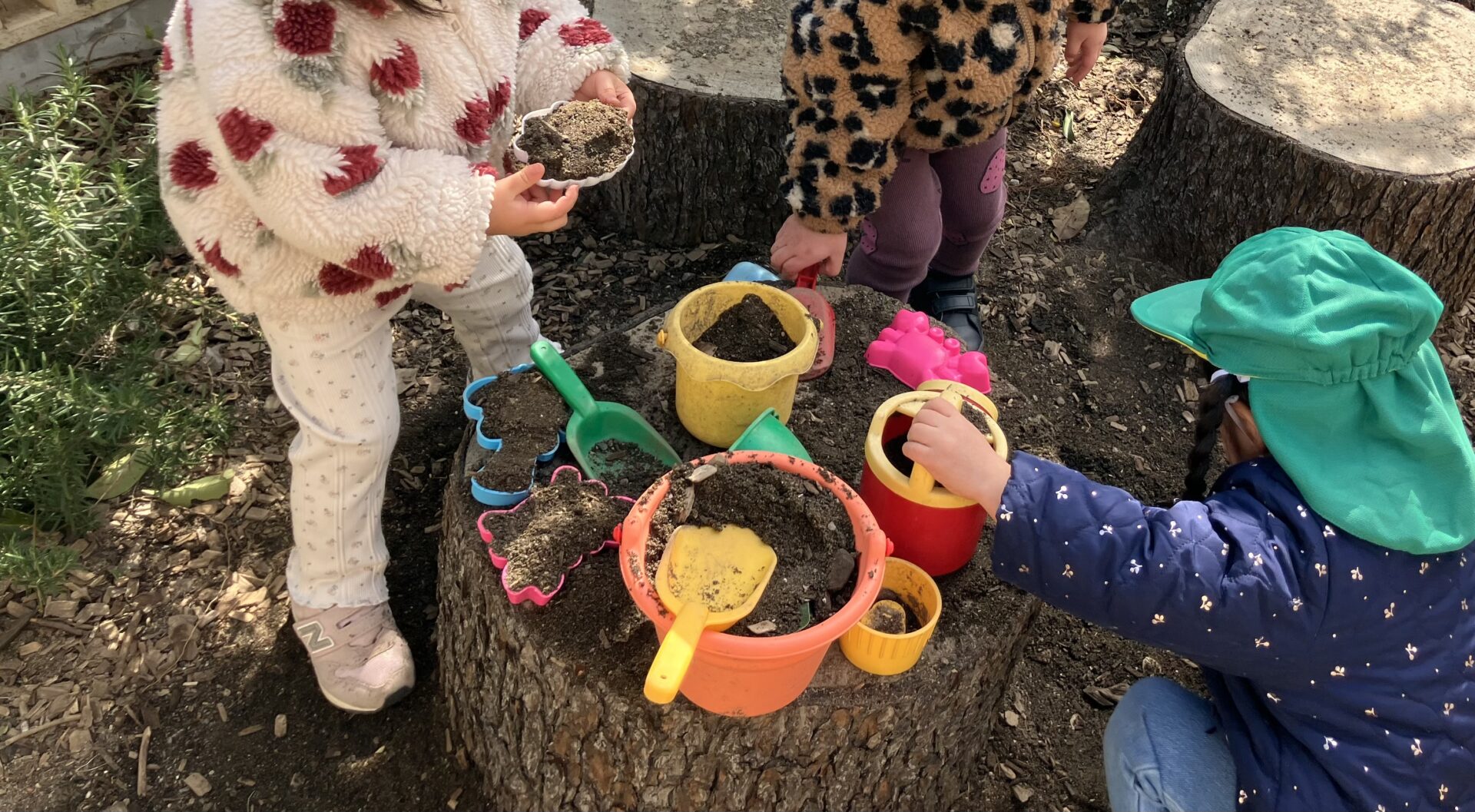 たのしい園庭遊び♡