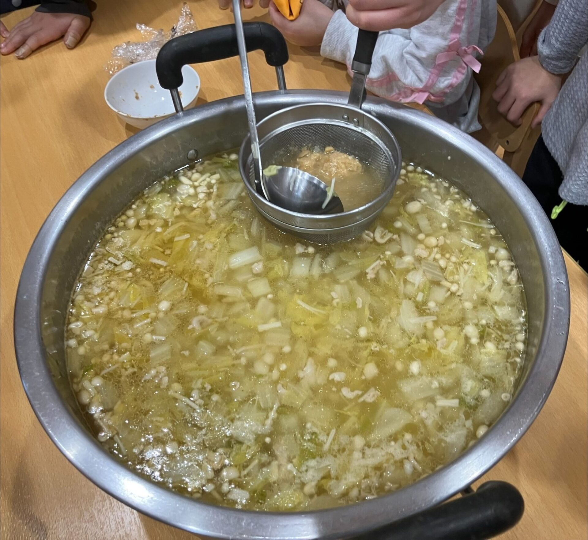 ⁂3月の食育活動【大橋保育園SPみそ汁作り】当日編