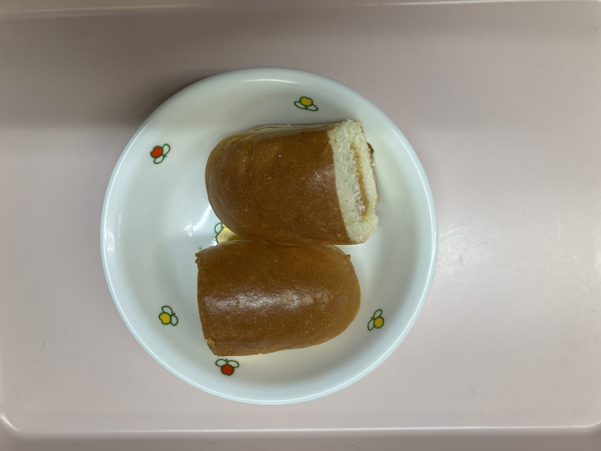 ⁂５歳児食育　きな粉クリームサンド作り