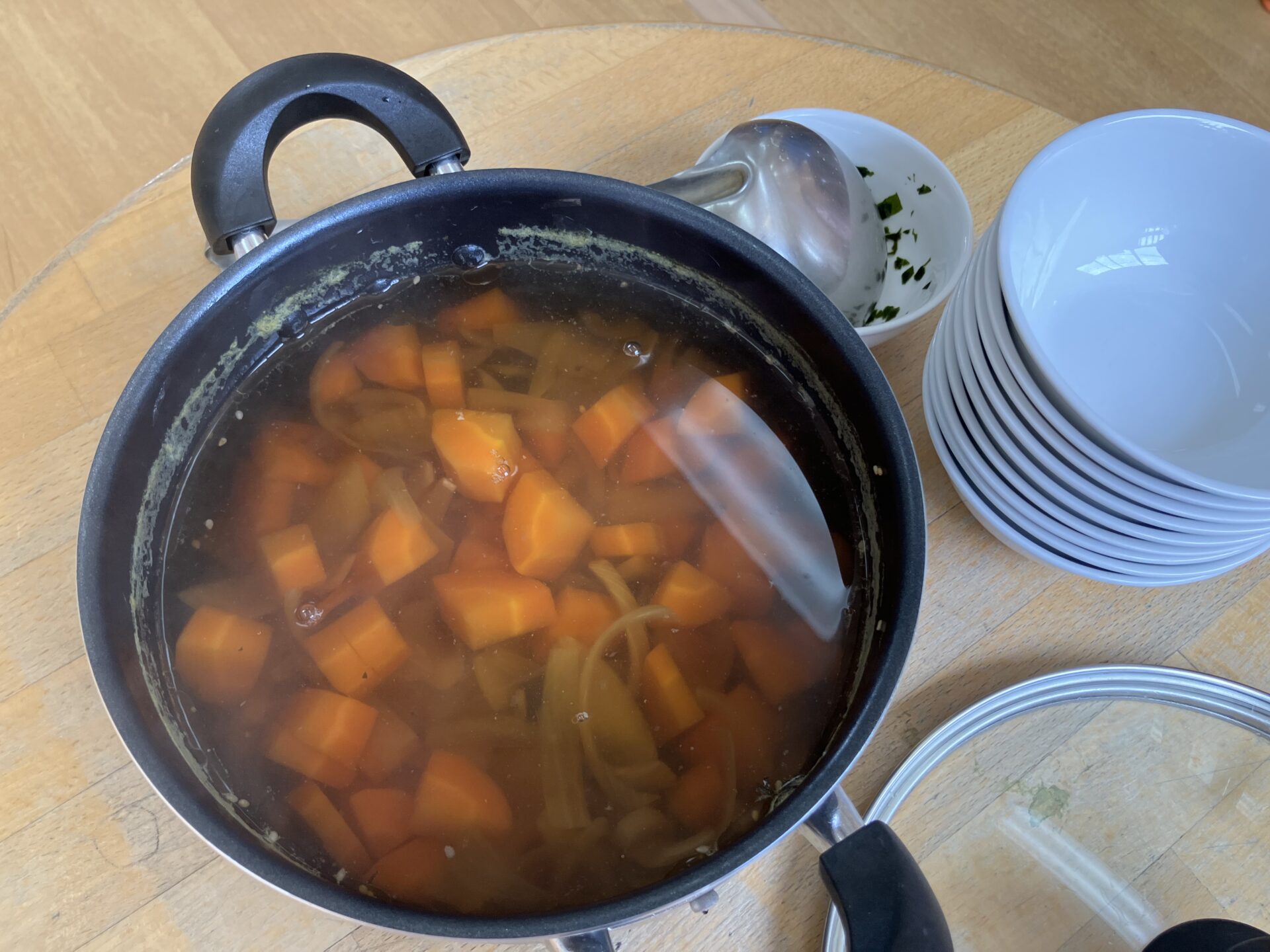 ⁂5歳児食育　中華スープ作り