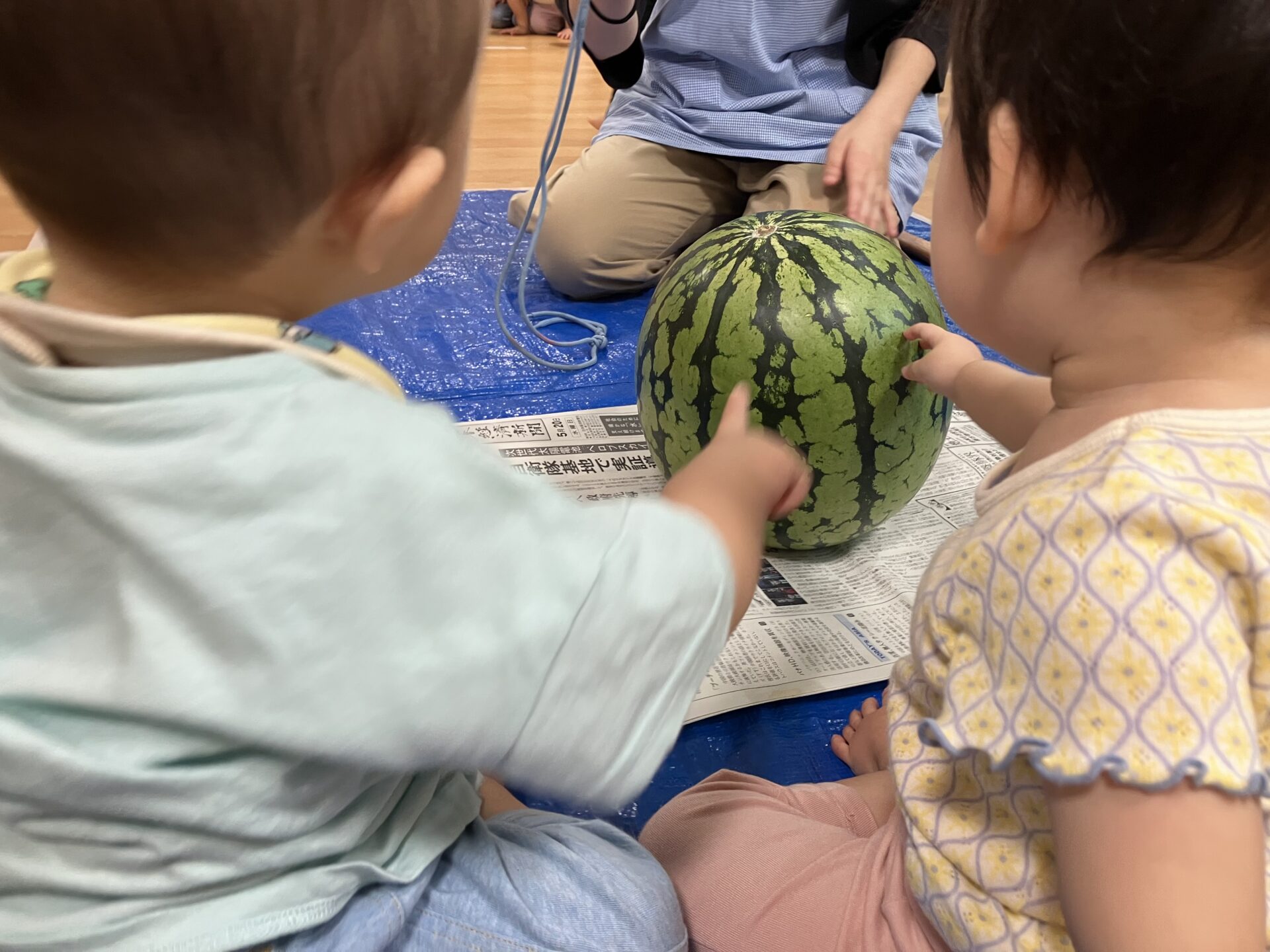 すいかわりに挑戦！